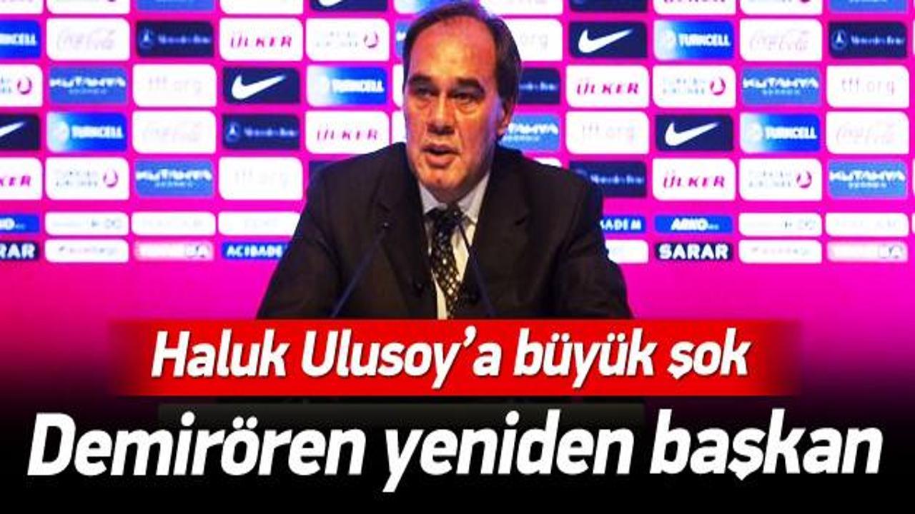TFF başkanı yeniden Yıldırım Demir&ouml;ren!