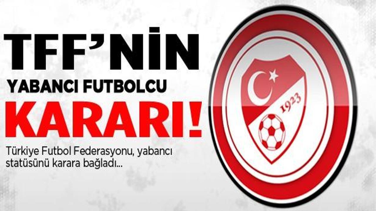 TFF yabancı sınırlamasını açıkladı