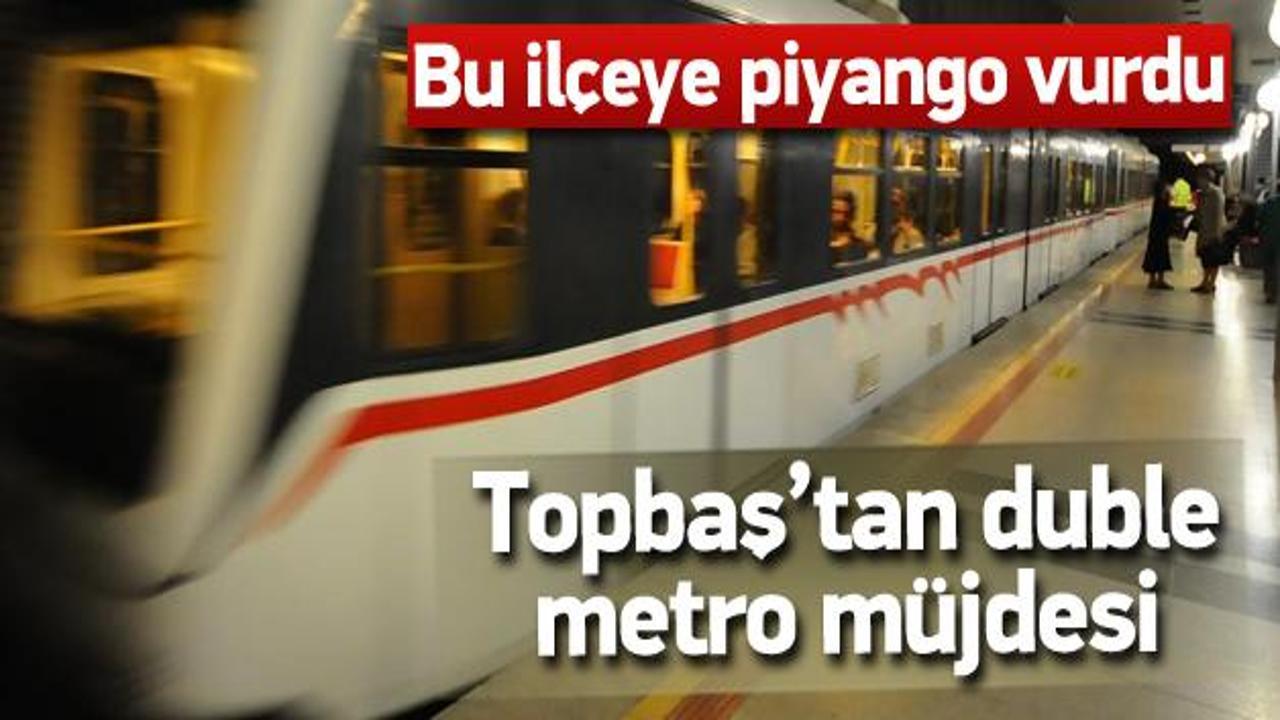 Topbaş'tan Bahçelievler'e iki ayrı metro müjdesi
