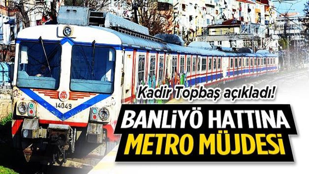 Topbaş'tan banliyö hattına metro müjdesi!