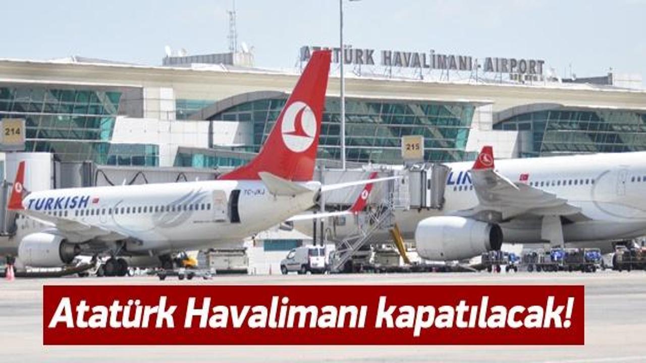 Topçu: Atatürk Havalimanı kapanacak