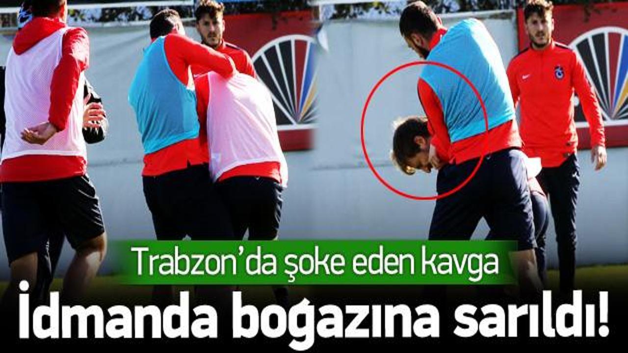 Trabzon'da Marin ile Aykut Demir birbirine girdi