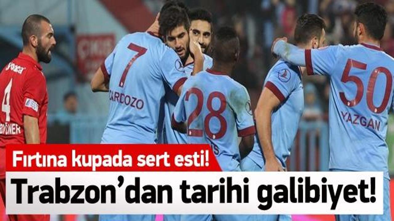 Trabzon'dan tarihi galibiyet!