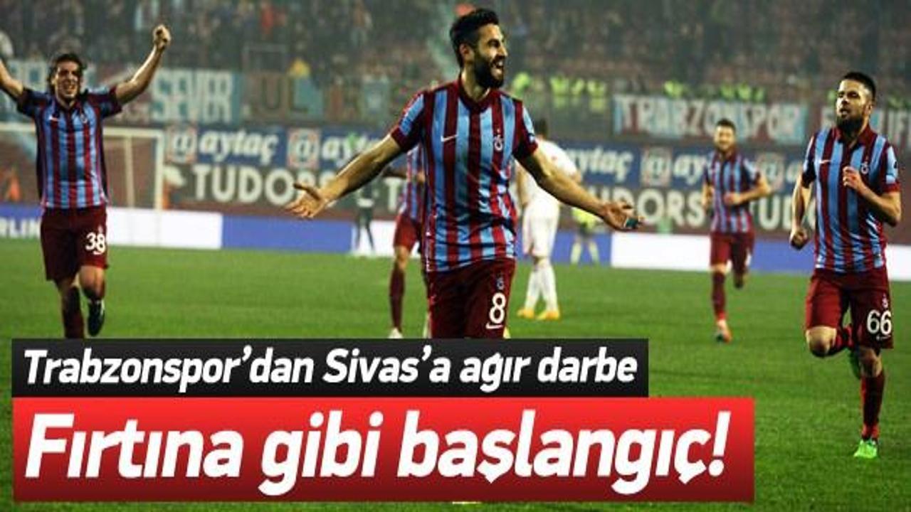 Trabzonspor - Medicana Sivasspor: 3-1