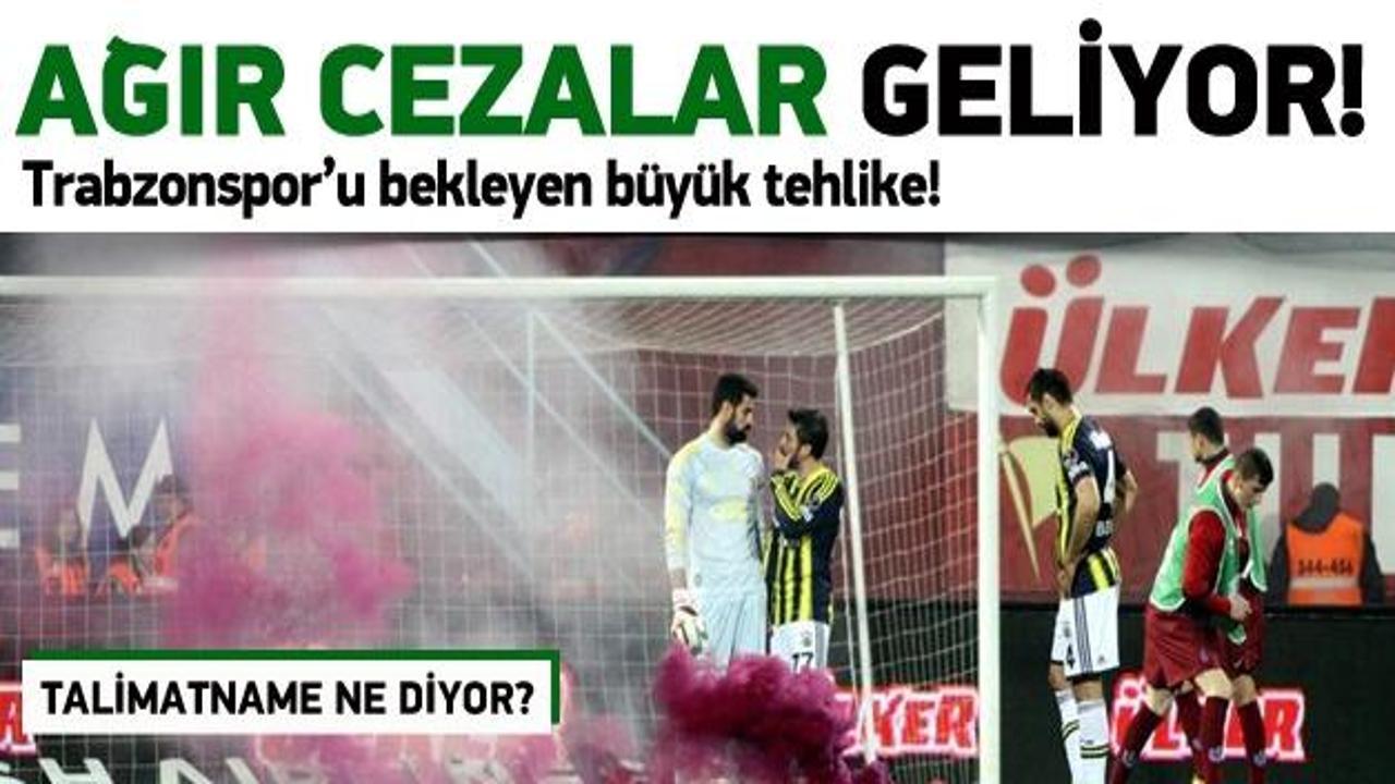 Trabzonspor'a ağır ceza geliyor