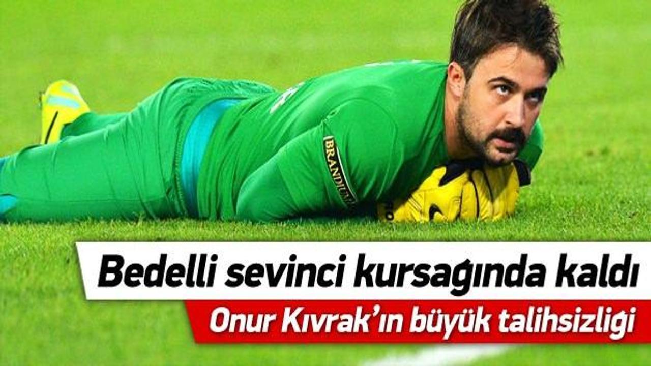 Trabzonsporlu Onur'un bedelli talihsizliği!