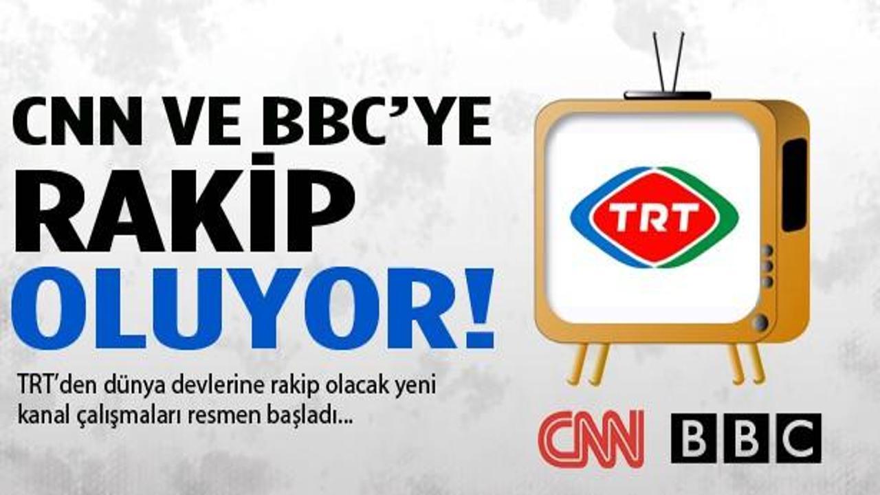 TRT, CNN ve BBC'ye rakip oluyor
