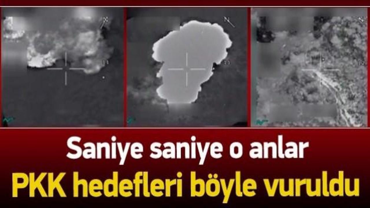 TSK, PKK kamplarını böyle vurdu