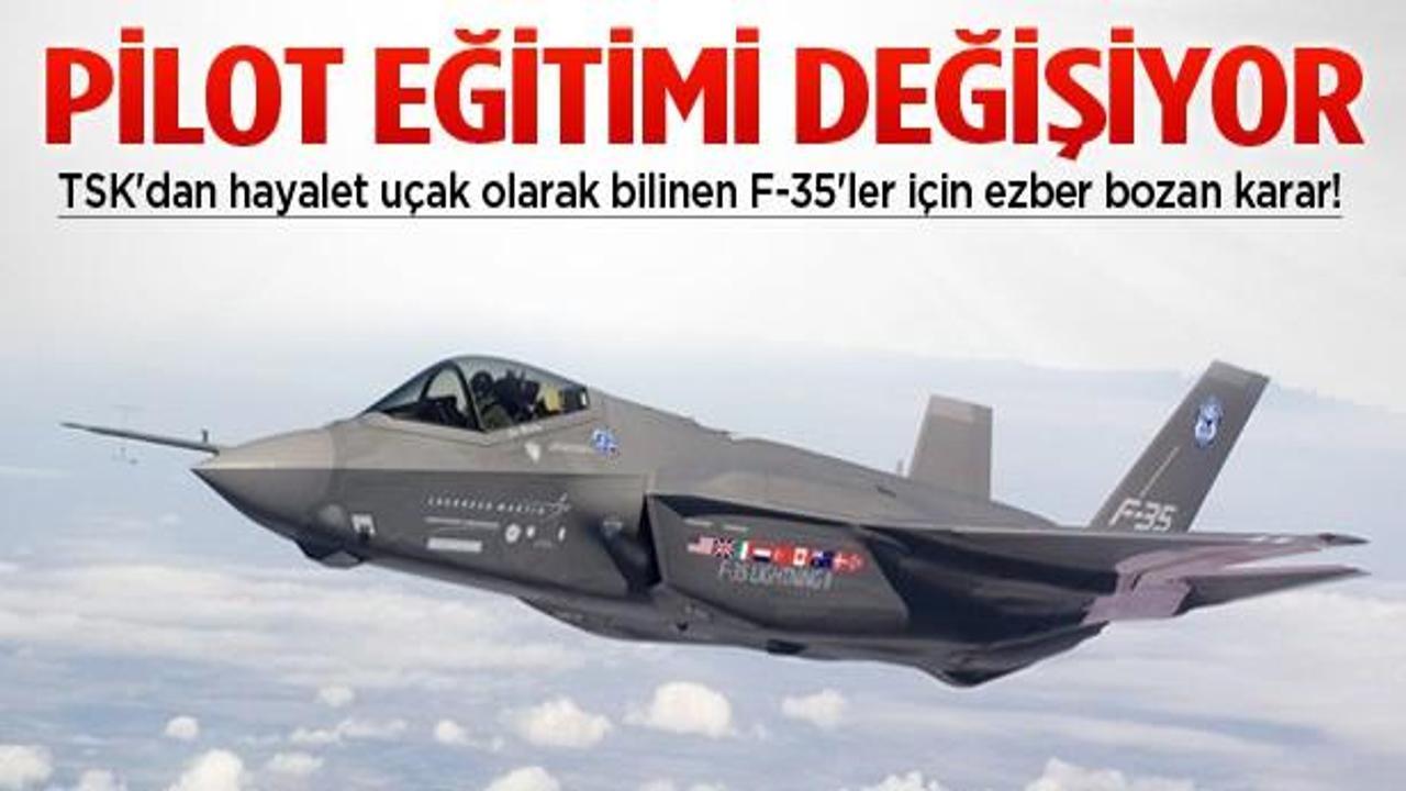 TSK'da F-35'ler i&ccedil;in ezber bozan eğitim!