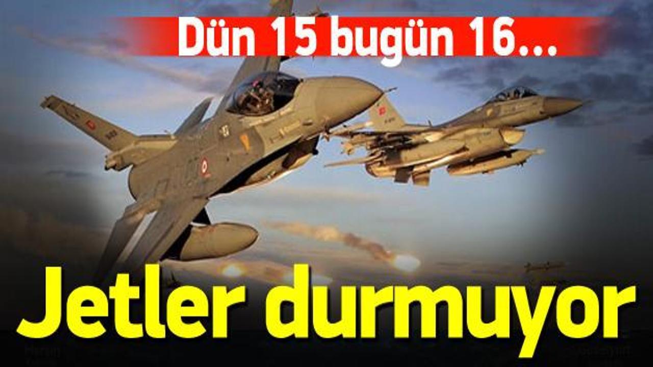 TSK'dan hava harekatı! 16 PKK'lı öldürüldü
