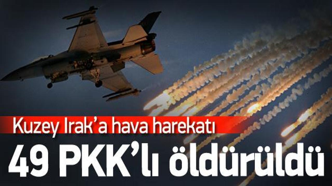 TSK'dan PKK'ya hava hakeratı