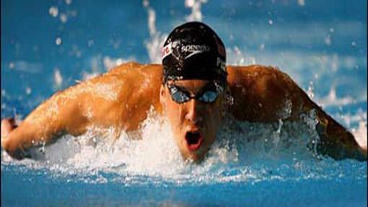 200 metre kelebekte zafer Phelps'in