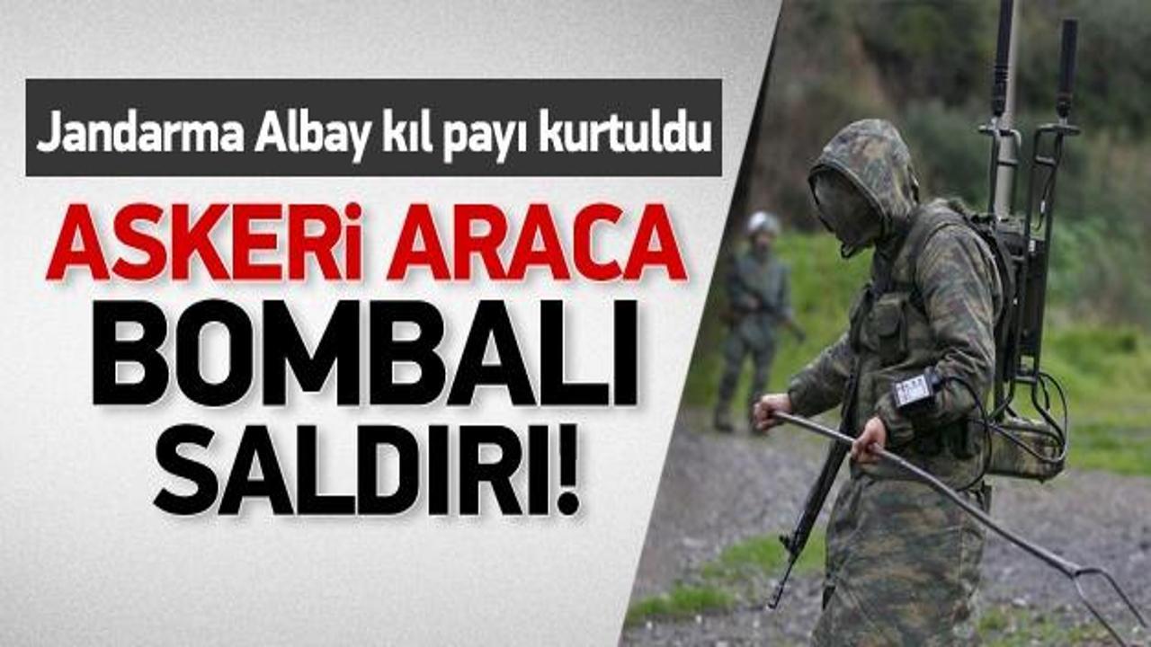 Tunceli'de askeri araca mayınlı tuzak!