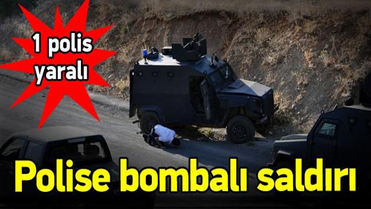 Tunceli'de polise bombalı araçla saldırı