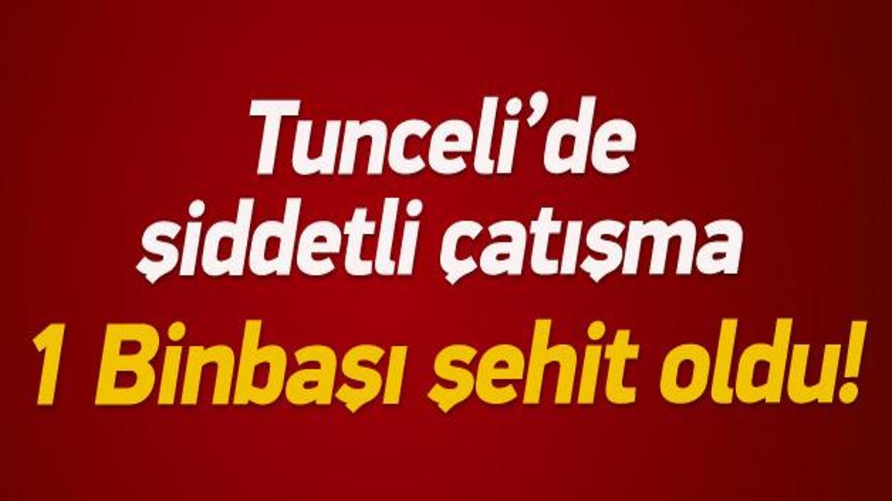 Tunceli'e çatışma! Binbaşı şehit oldu