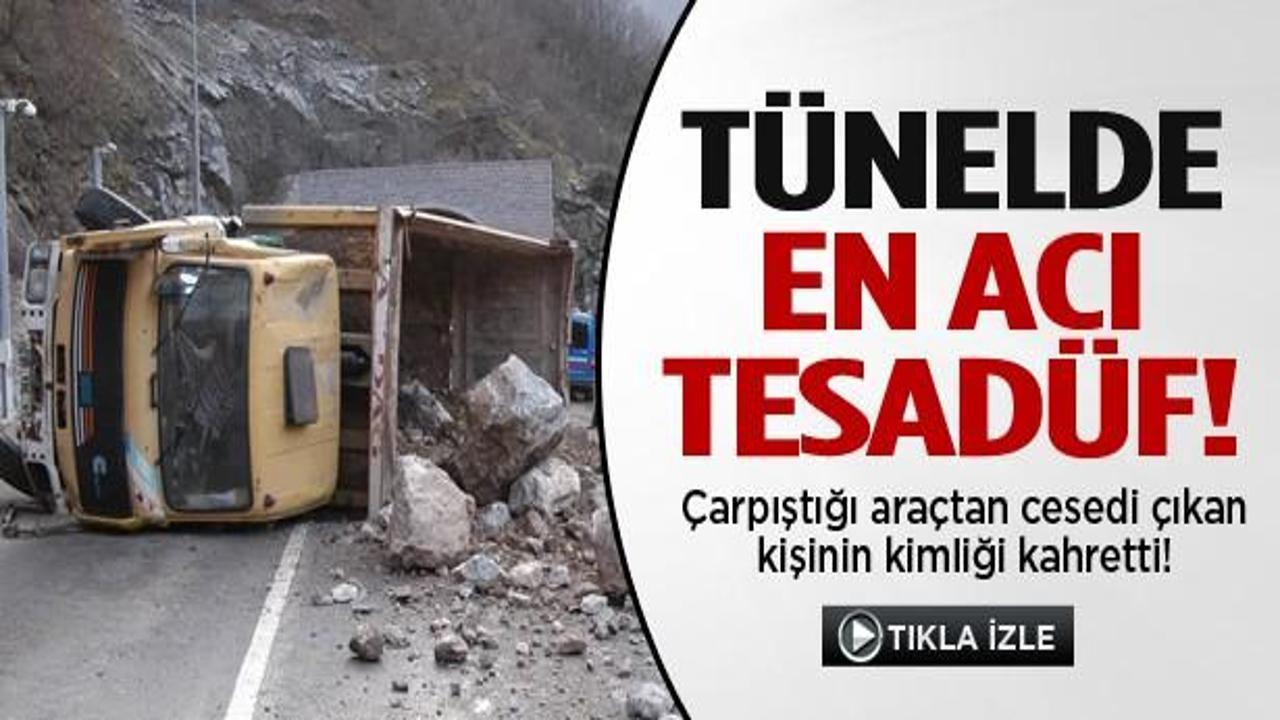 Tünelde en acı tesadüf!