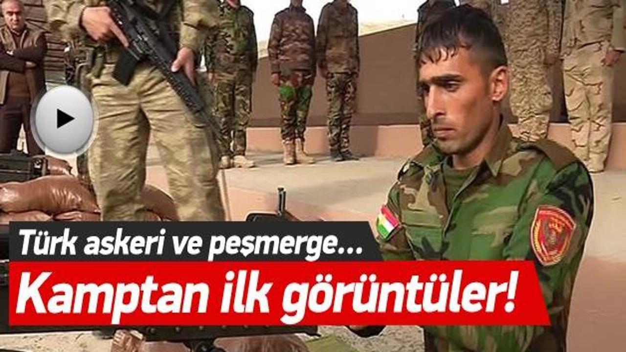 Türk askerinin peşmergeyi eğittiği kamp