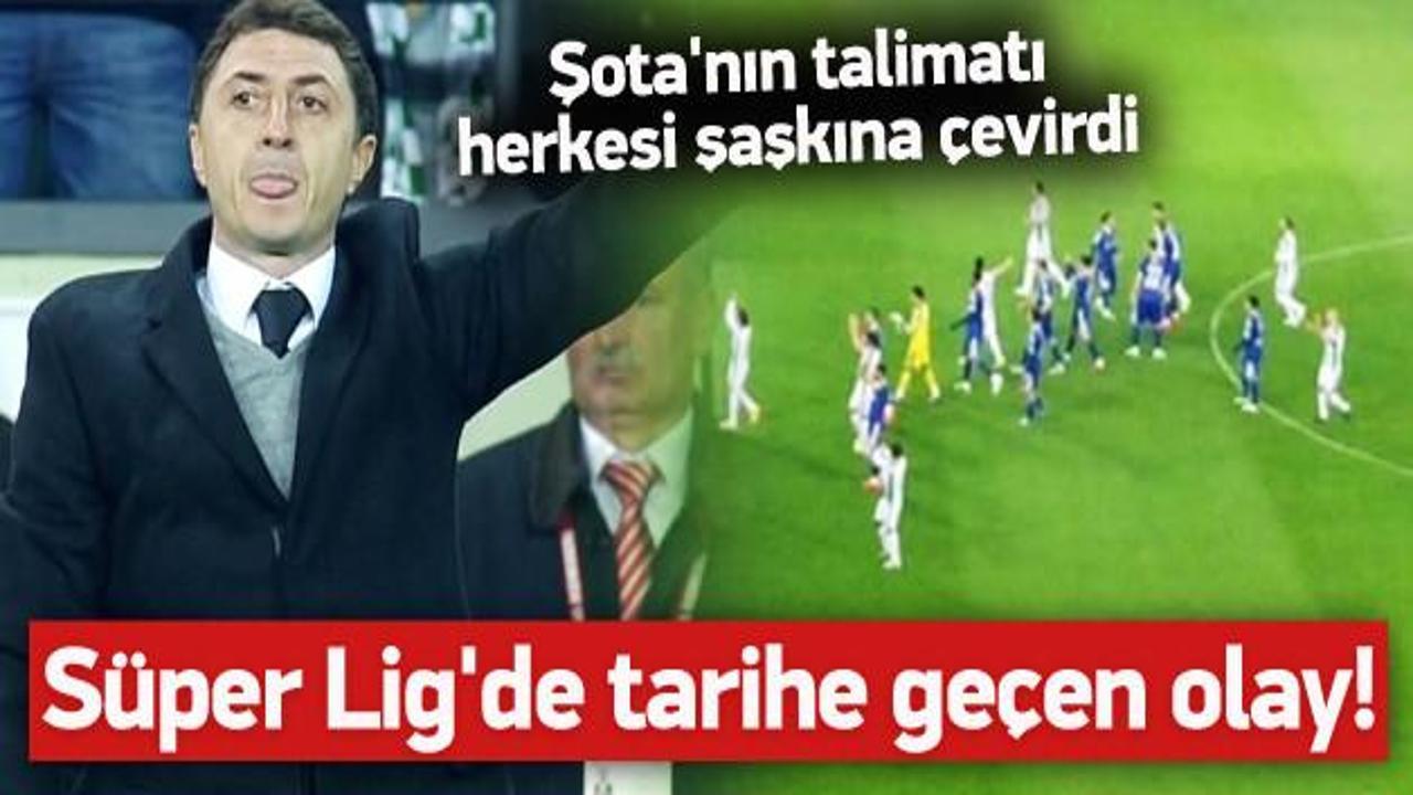 Türk futbol tarihine geçecek olay!