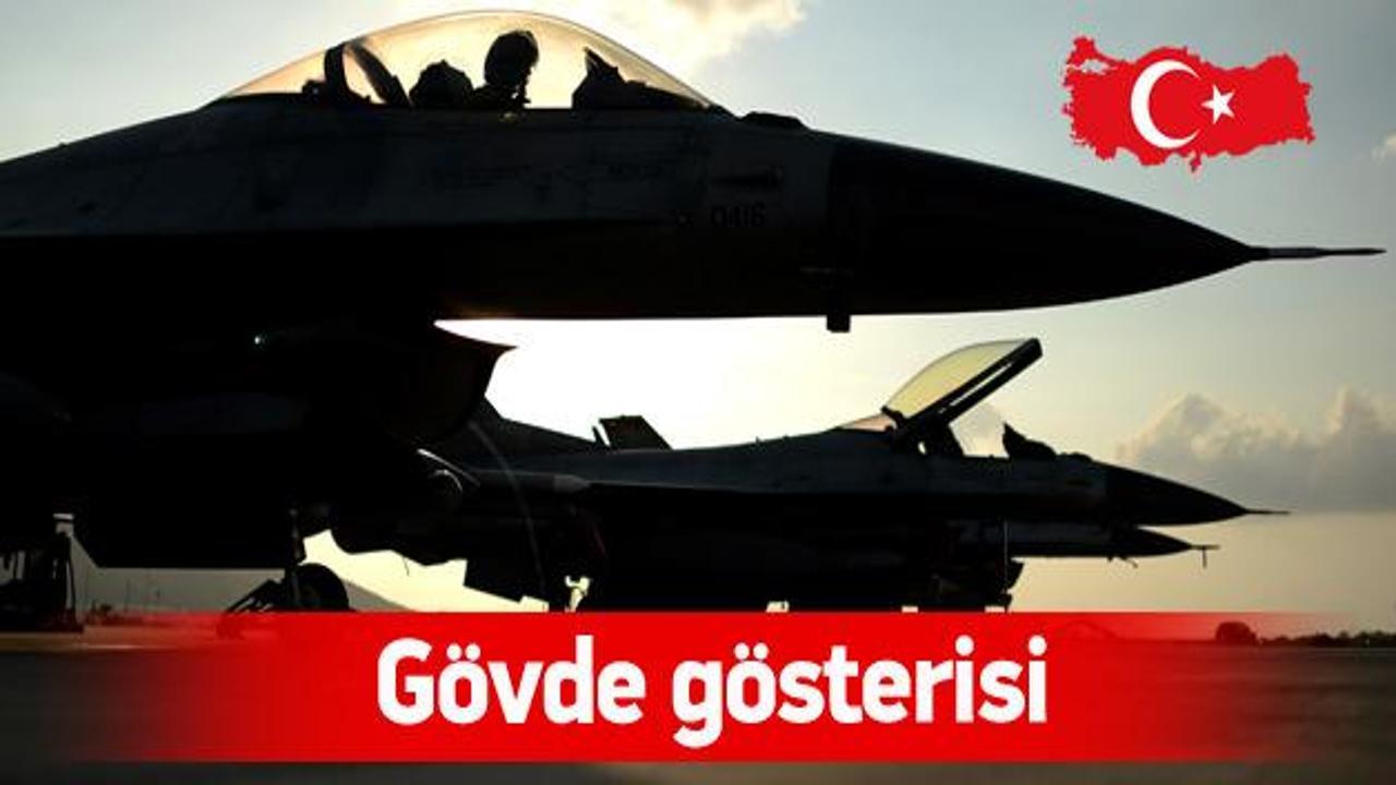 Türk Hava Kuvvetleri'nden gövde gösterisi