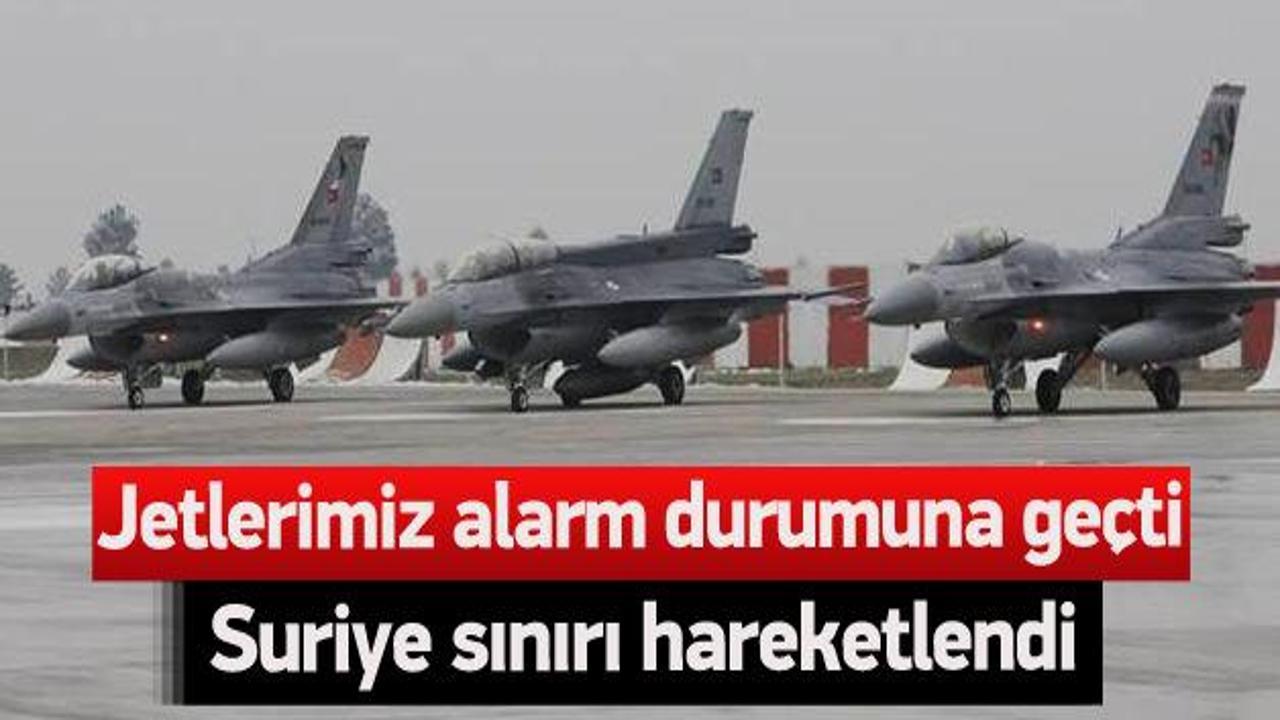 Türk jetleri alarm durumunda