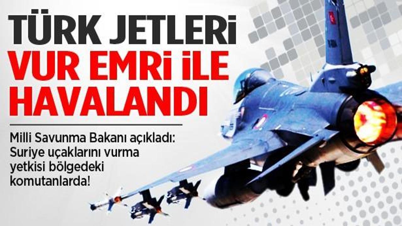 Türk jetleri Suriye için havalandı