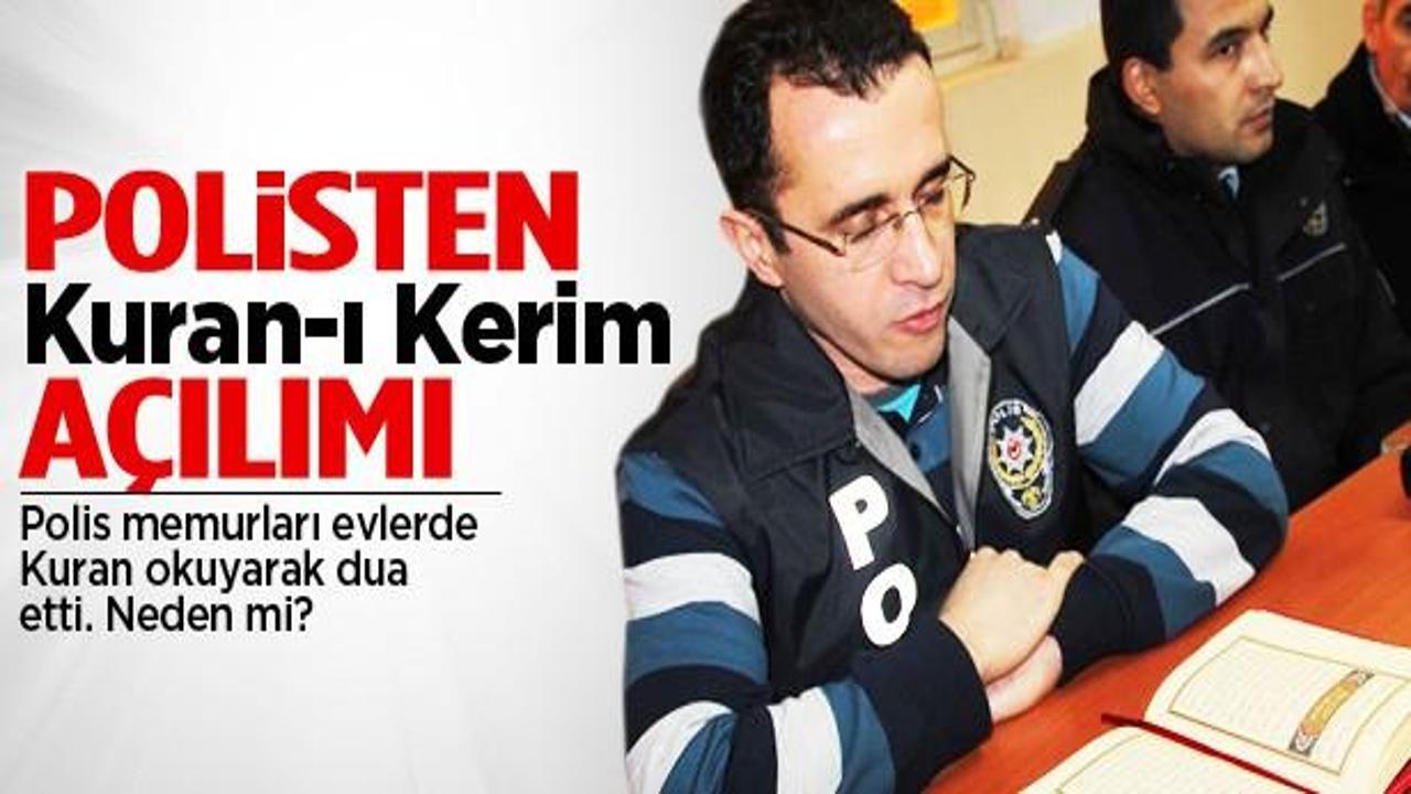 Türk polisinden Kur'an-ı Kerim açılımı