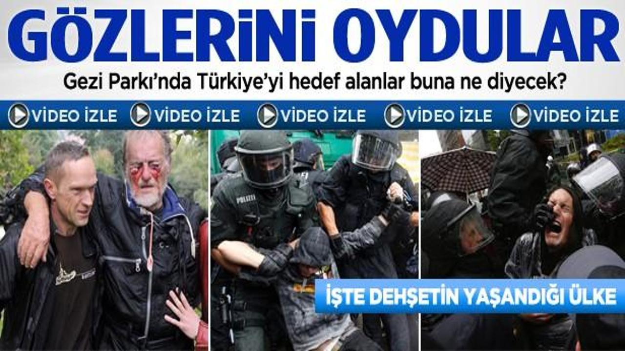 T&uuml;rk polisine dil uzatan Almanlar kendine bakmıyor