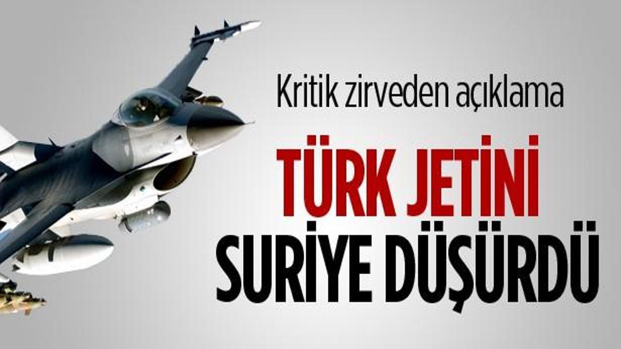 Savaş uçağımızı Suriye düşürdü!