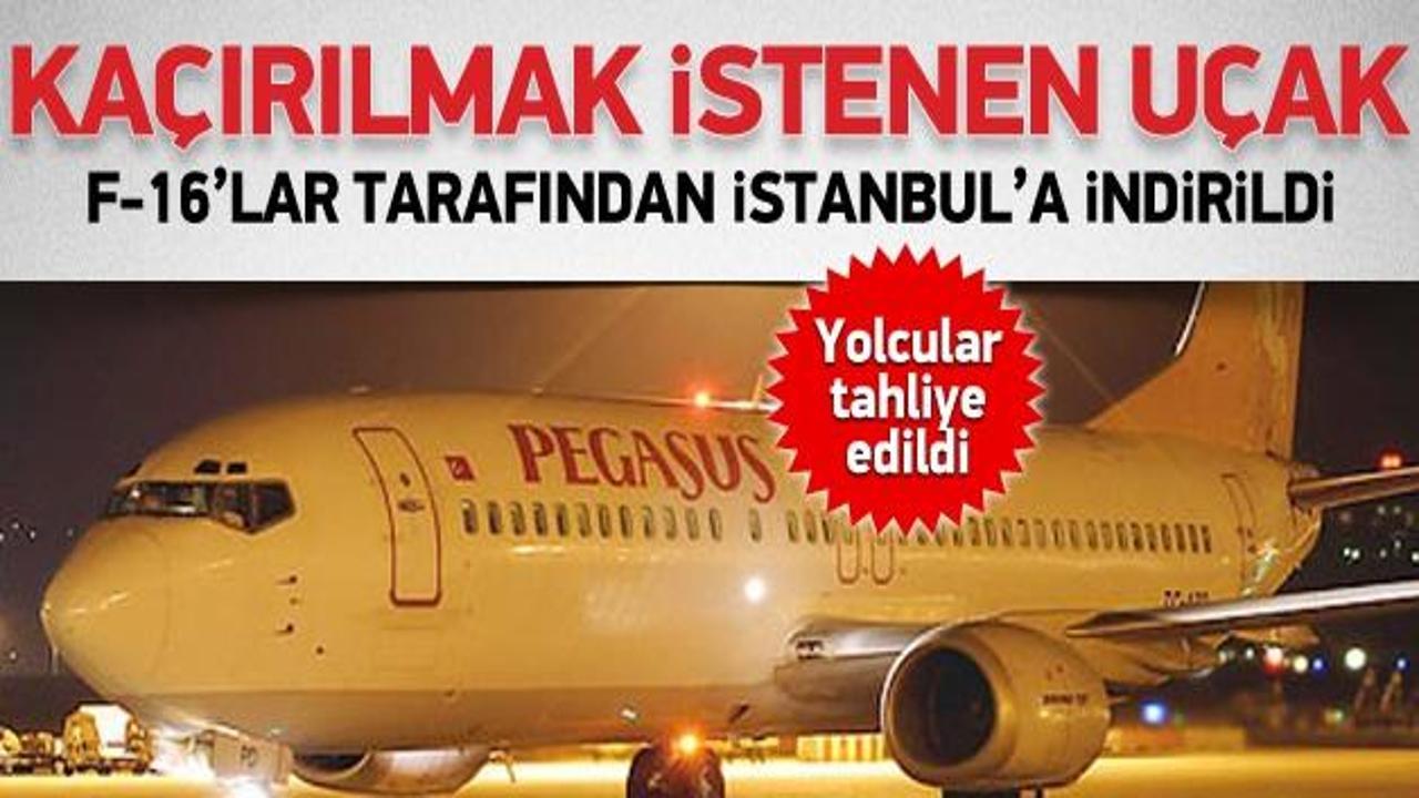 Türk uçağını kaçırma girişimi