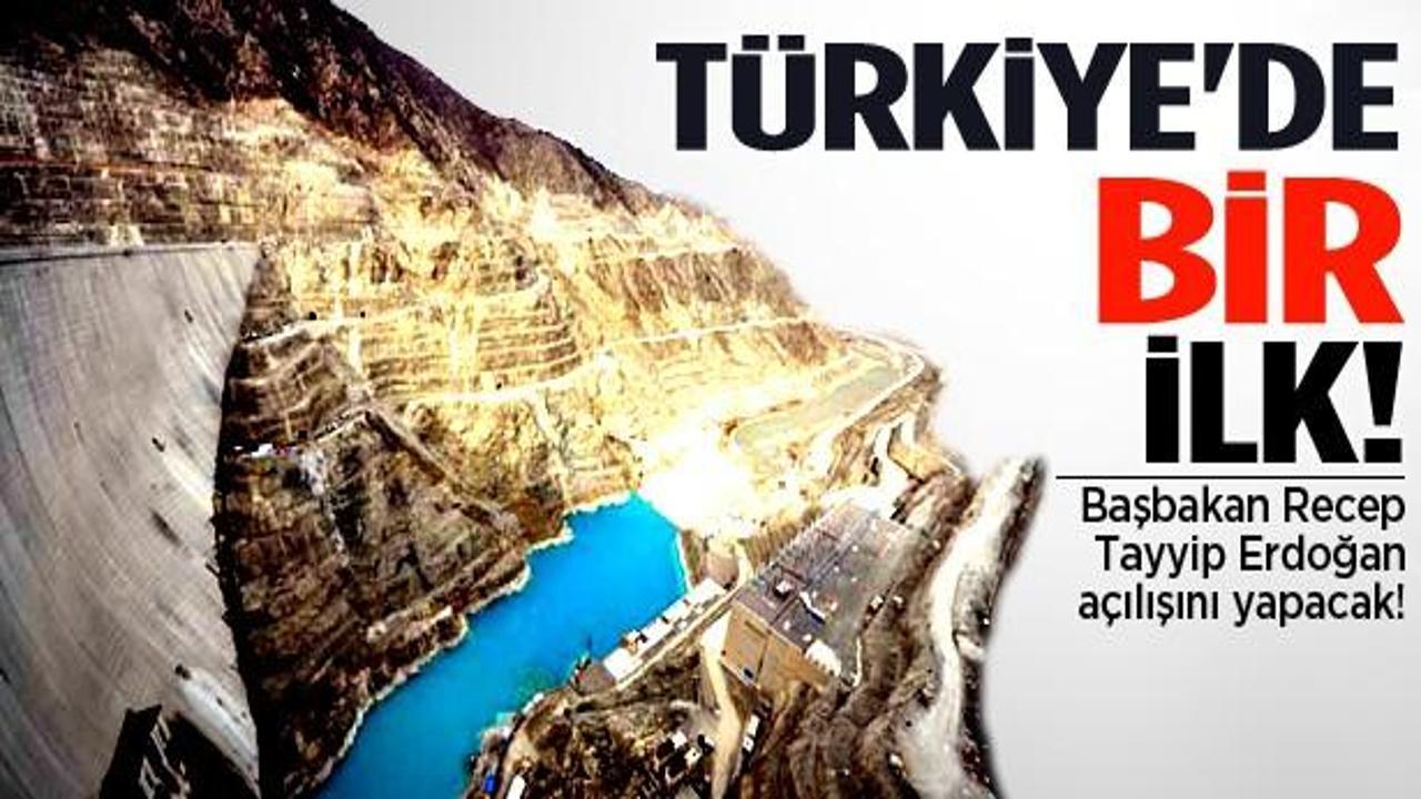 Türkiye birincisi Deriner barajı hizmete giriyor
