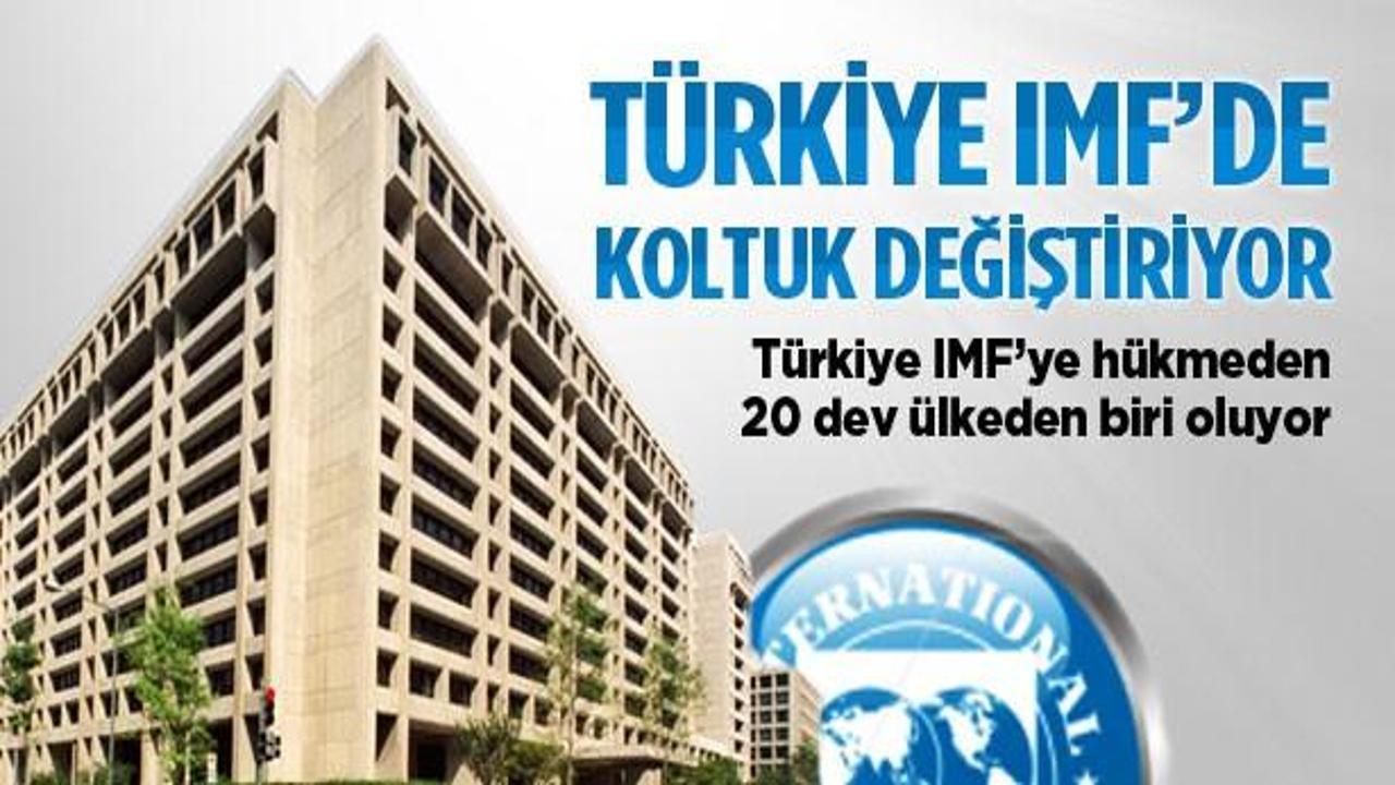 Türkiye IMF'ye hükmeden 20 ülkeden biri oluyor