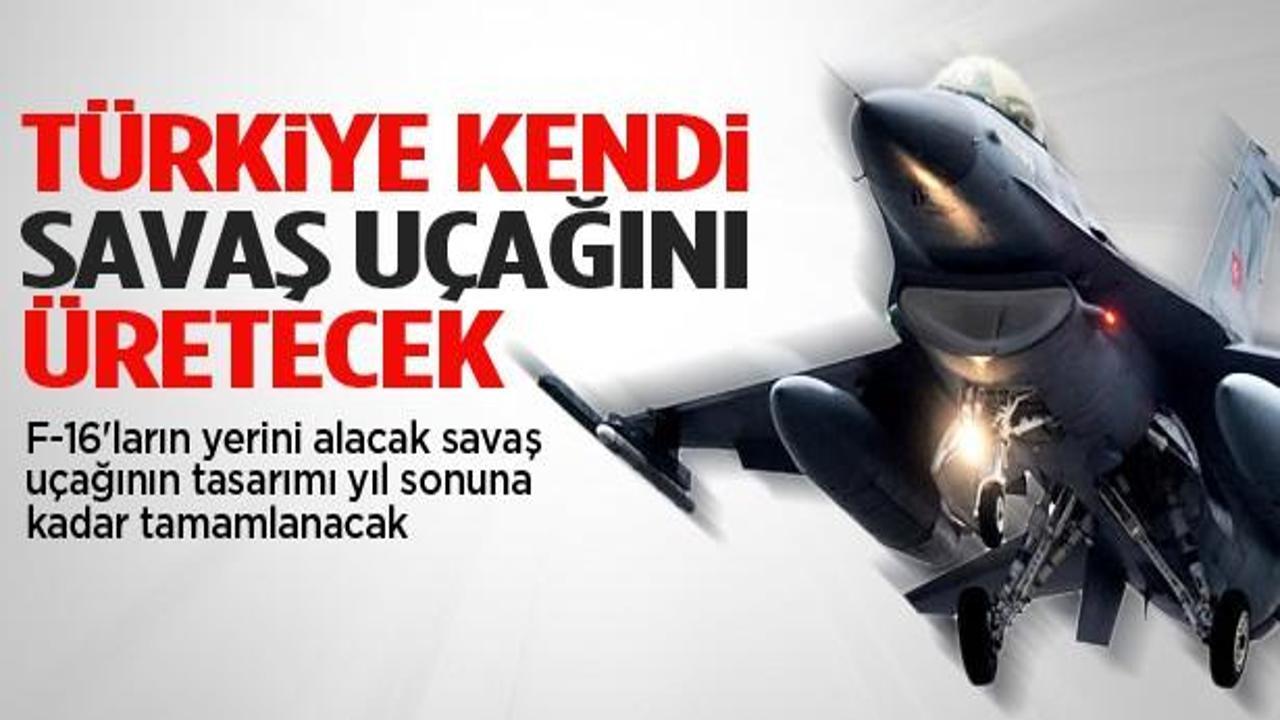 Türkiye kendi savaş uçağını üretecek!