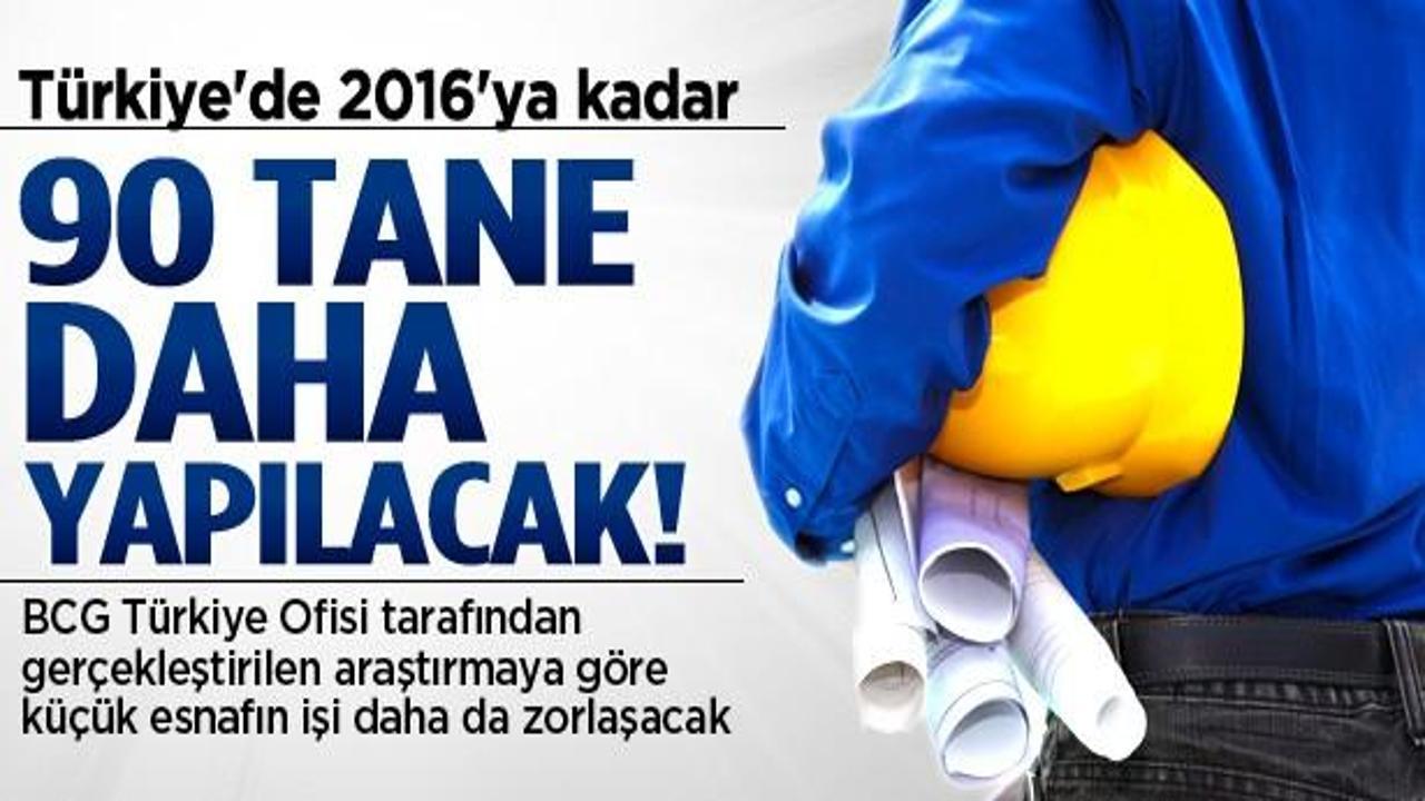 Türkiye'de 90 yeni AVM daha açılacak!