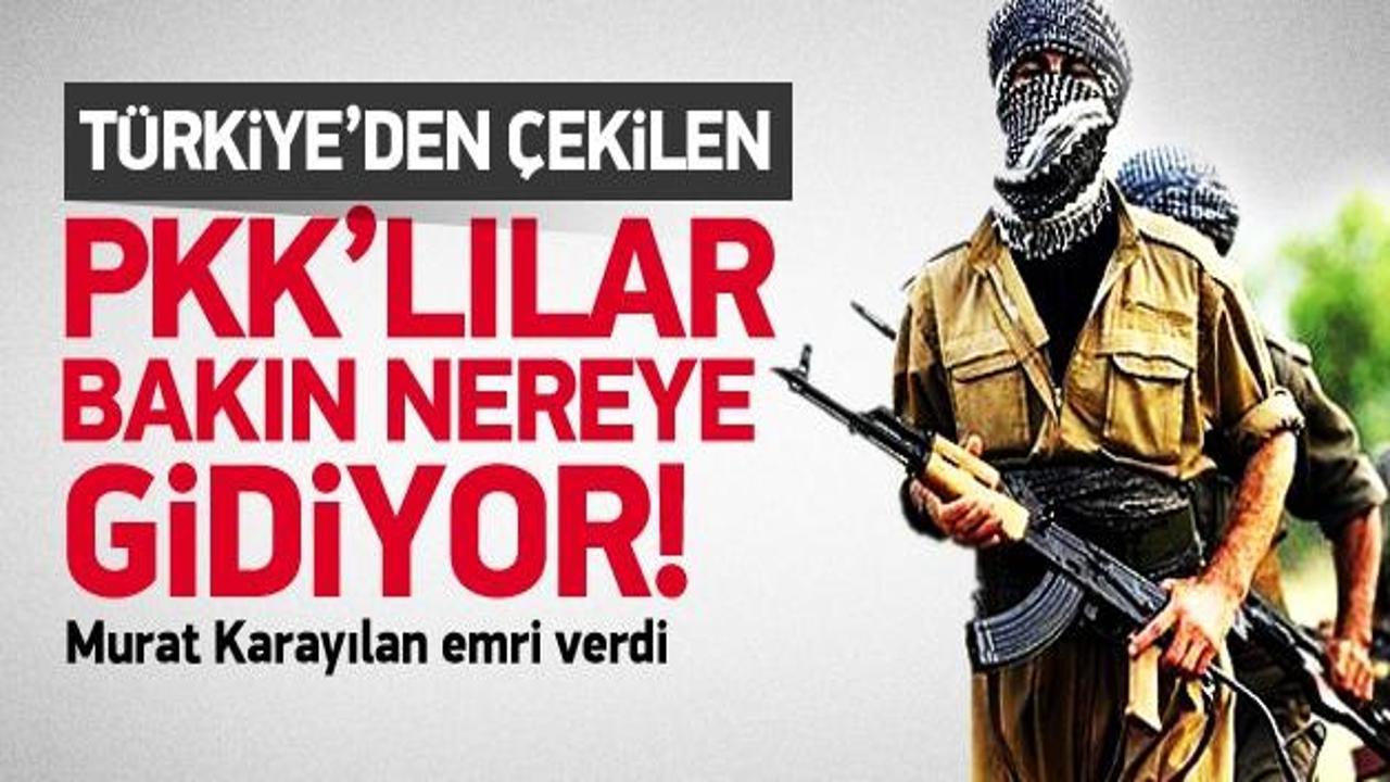 Türkiye‘den çekilen PKK‘lıların son durağı