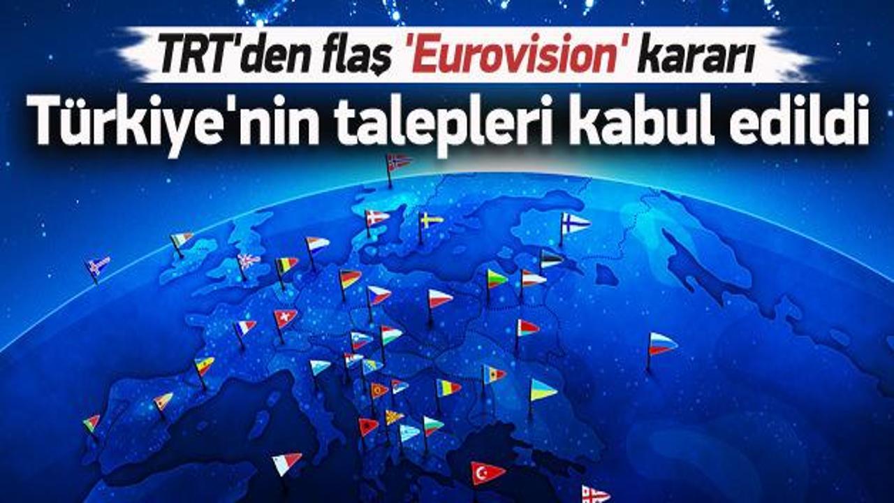Türkiye'den flaş 'Eurovision' kararı!