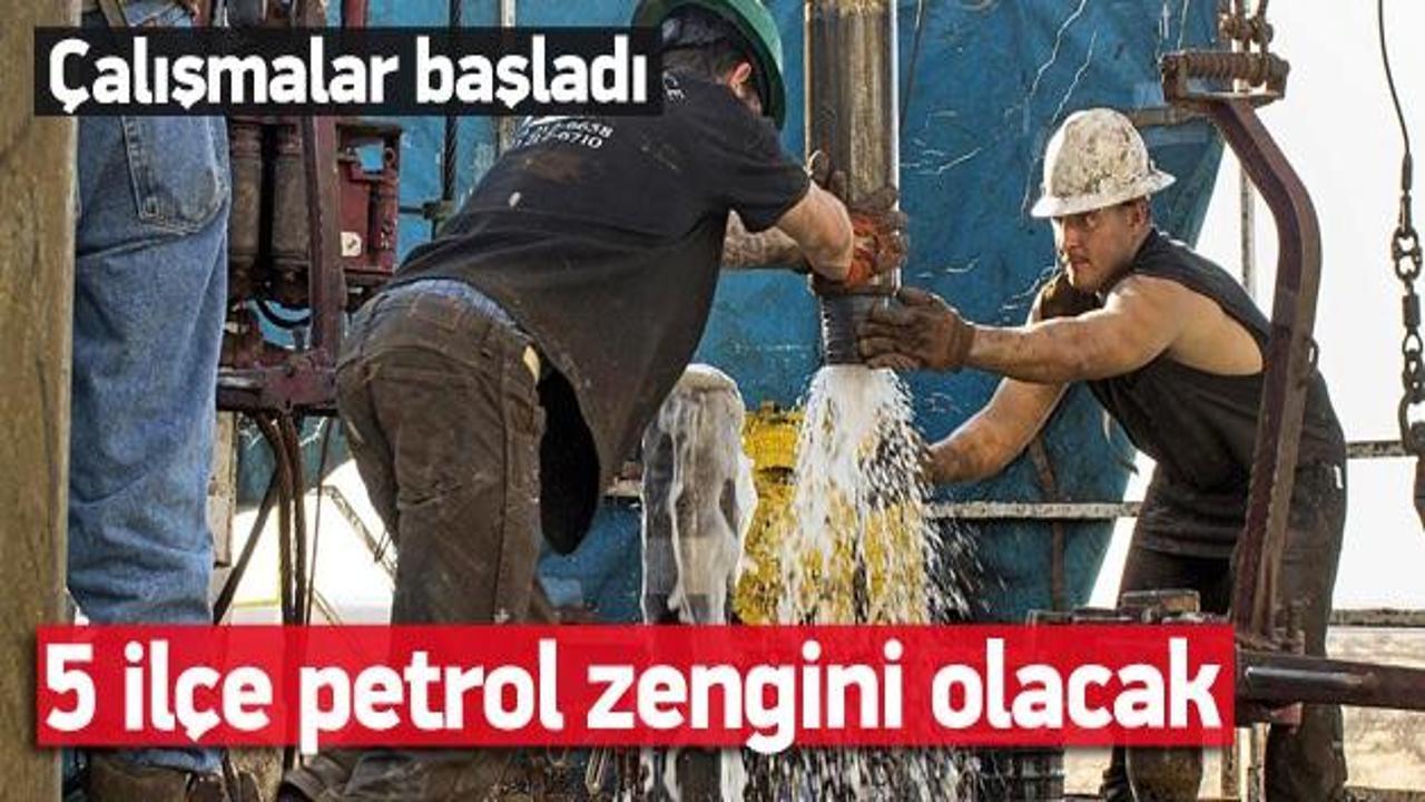 Türkiye'nin 5 ilçesi petrol zengini olacak