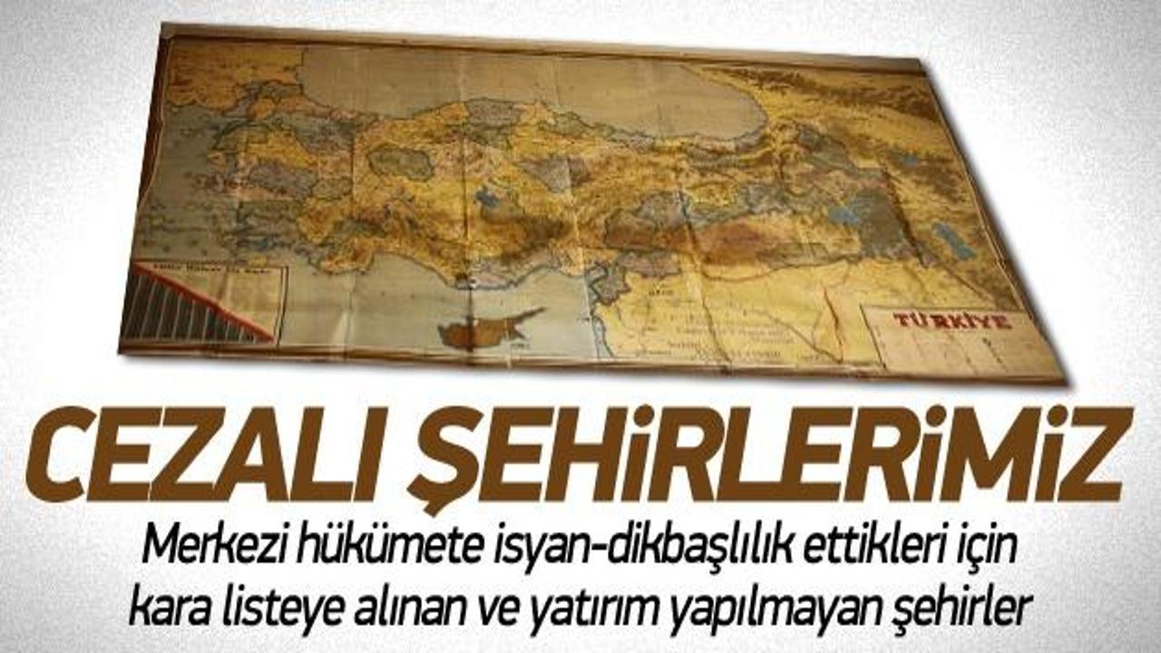 Türkiye'nin cezalı şehirleri