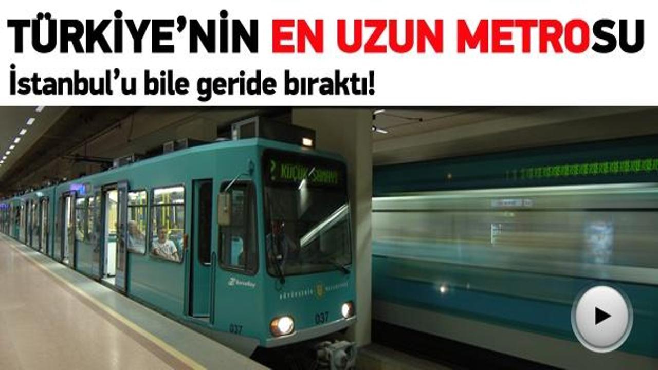 Türkiye'nin en uzun metrosu