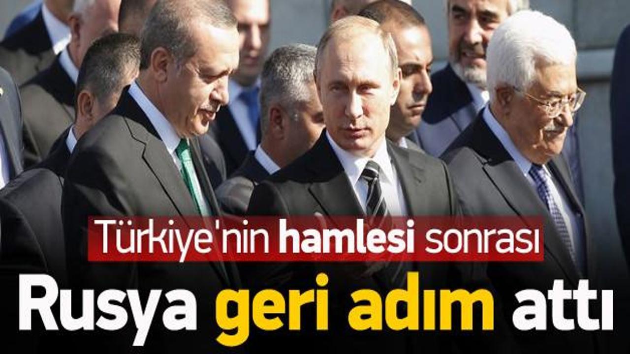 Türkiye'nin hamlesi Rusya'ya geri adım attırdı