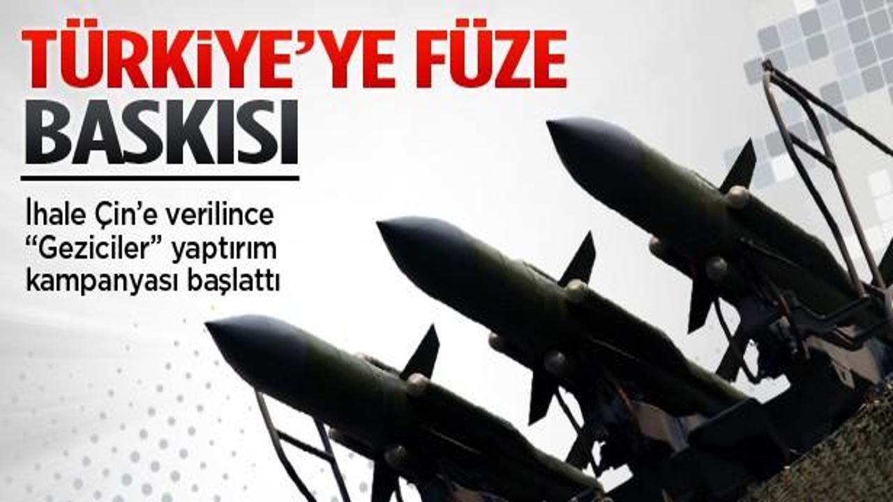 Türkiye'ye füze baskısı