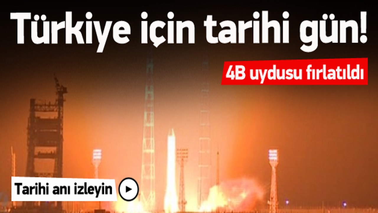 Türksat 4B uzaya fırlatıldı