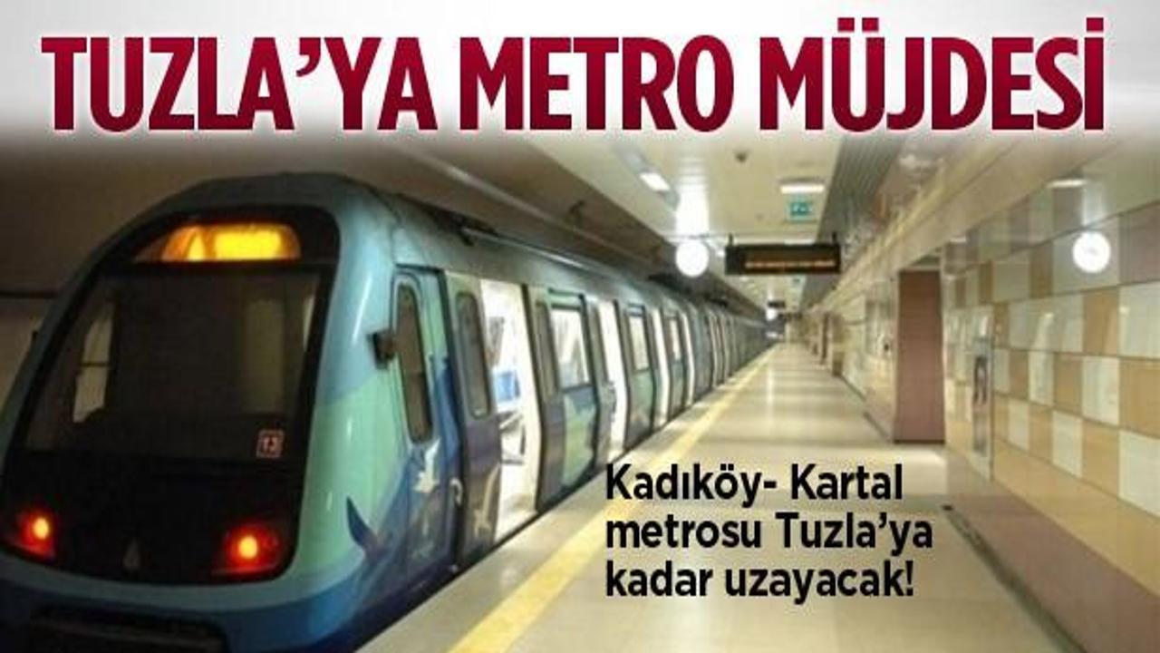 Tuzla'da oturanlara metro müjdesi!