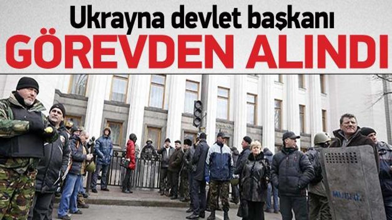 Ukrayna devlet başkanı görevden alındı