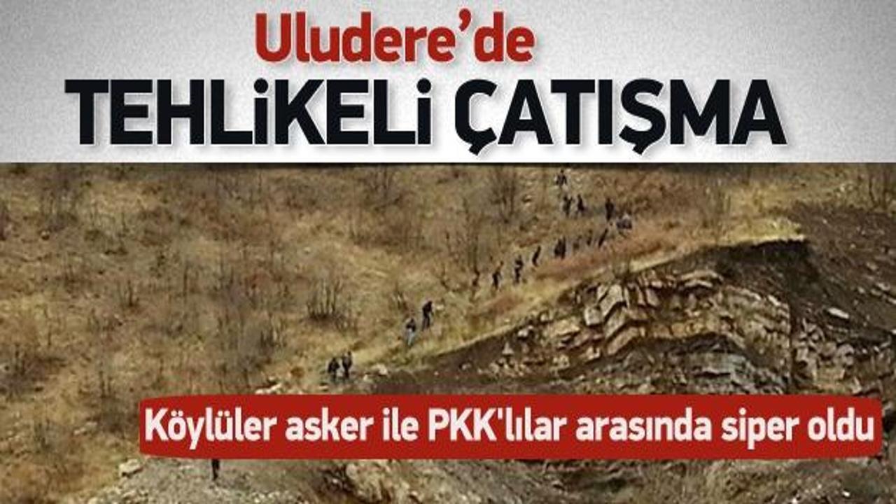 Uludere'de çatışma! Köylüler sınıra yürüyor