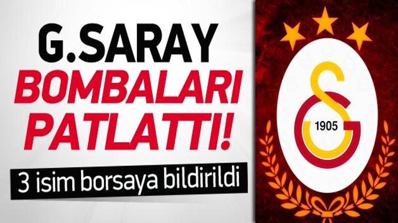 Galatasaray bombaları patlattı!
