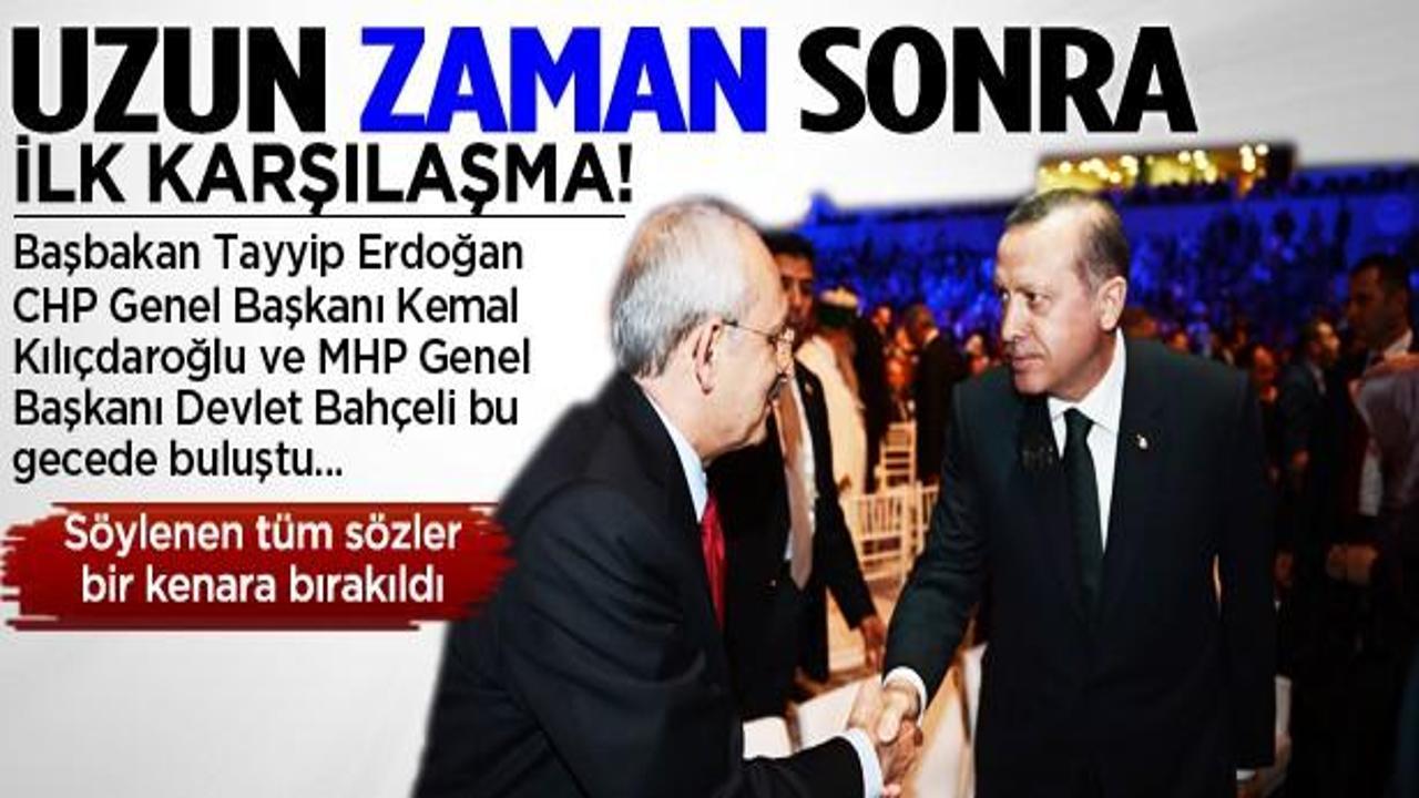 Uzun zaman sonra 3 lideri buluşturan gece