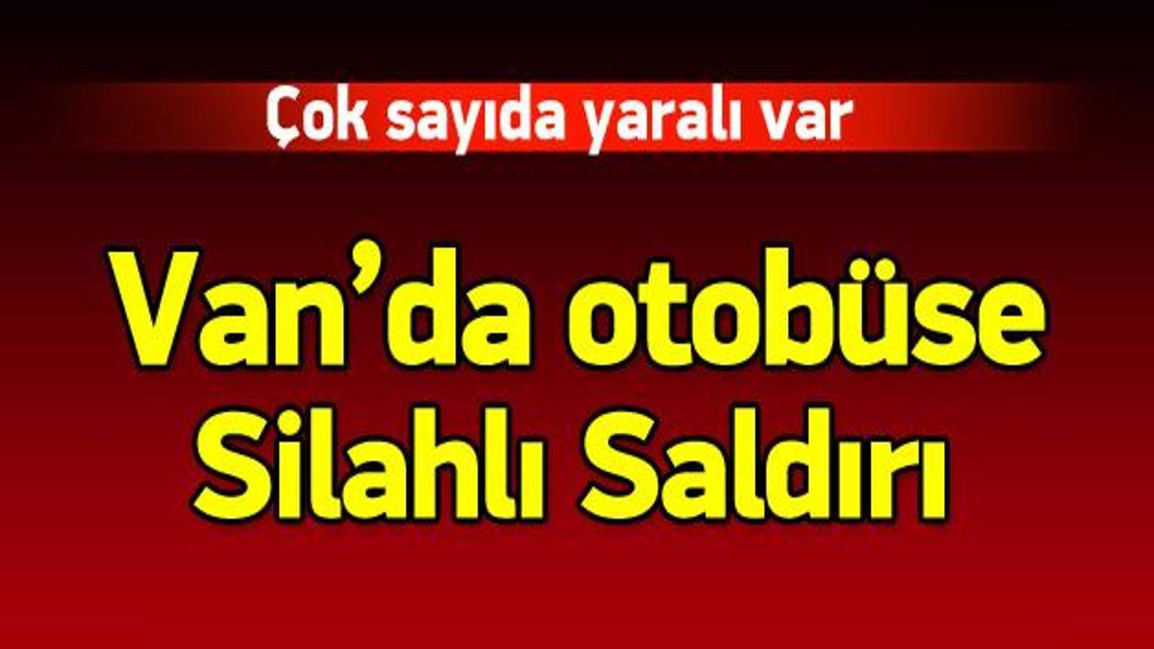 Van'da yolcu otobüsüne silahlı saldırı