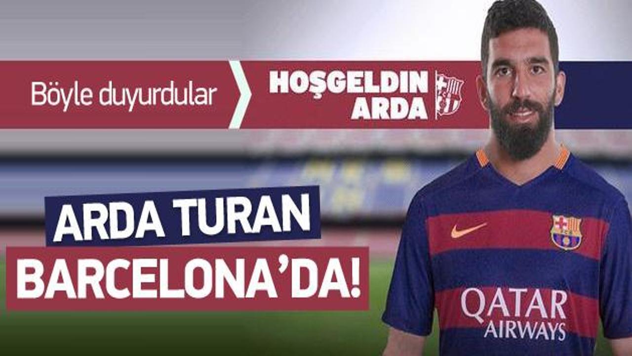 Arda Turan Barcelona'da!