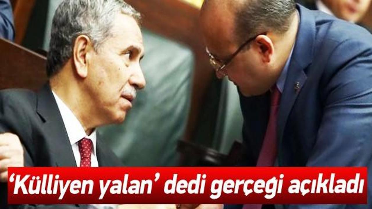 Yalçın Akdoğan: 'Külli bir yalan'