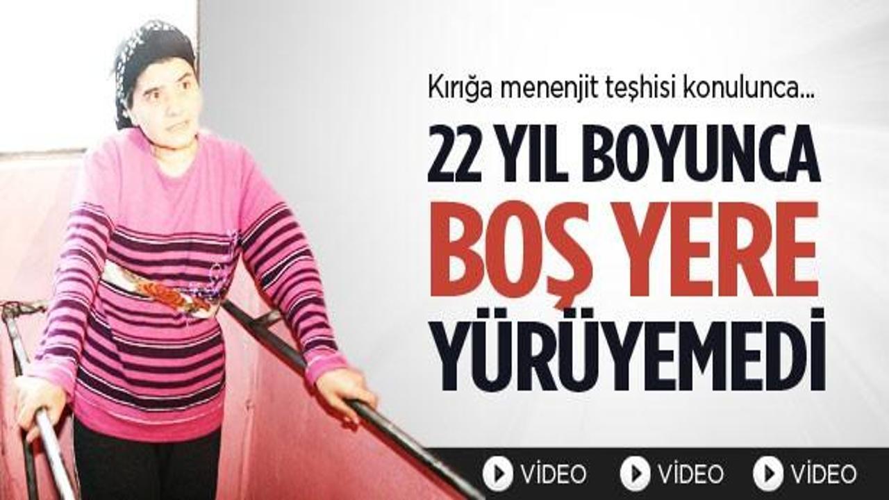 Yanlış teşhis 22 yıl yatağa mahkum etti